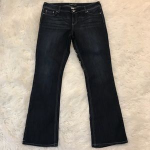 Maurice’s Dark Wash Straight Leg Jean 13/14R